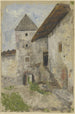 Tour d'une muraille de ville - Fritz Hauck — vy av konstverket