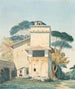 L'atelier de Raphaël et la Villa Borghese à Rome - Fritz Petzholdt — vy av konstverket