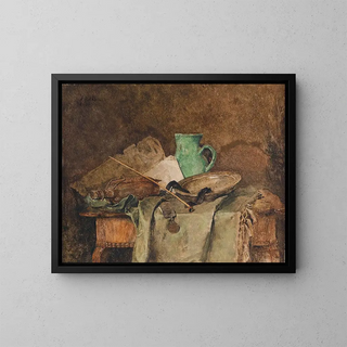 Fritz Rojka - Stillleben mit Krug und Peife.webp