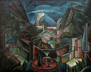 Fritz Stuckenberg - Kubofuturistische Landschaft.webp