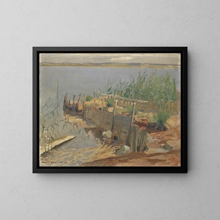 Fritz Voellmy - Study at the Shore of the Untersee.webp