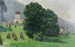 Vue sur l'abbaye de Stams - Fritz Wilhelm Rabending — vy av konstverket