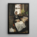 La vieille couturière - Fritz von Uhde — inramlat konstverk på väggen