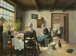 Fritz von Uhde - Hollndische Nhstube.webp