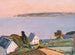 Vue lointaine d'Awajishima - Fujishima Takeji — vy av konstverket