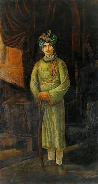G Vernon - Portrait of an indian prince.webp