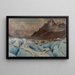 La Mer de Glace och de stora Charmoz, Chamonix - Gabriel Lopp — inramlat konstverk på väggen