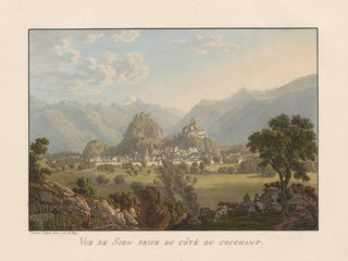 Gabriel Lory the Younger - Vue de Sion prise du Ct du Couchant.webp