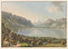 Vue de Montreux et du Château de Chillon - Gabriel Lory l'Ancien — vy av konstverket