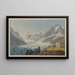 Vue du Montanvert - Gabriel Lory l'Ancien — inramlat konstverk på väggen