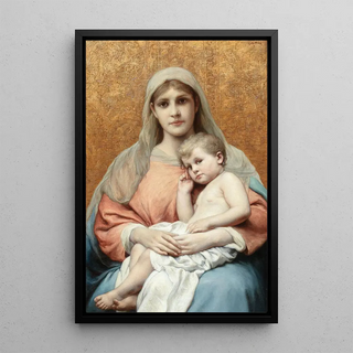 Gabriel von Max - Madonna and Child.webp