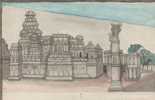 Gangaram Chintaman Tambat - Exterior View of Keylas Kailasanatha.webp