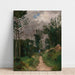 Reproduktion av målningen Garde-champêtre i Fontainebleau-skogen (cirka 1870) - Alfred Sisley