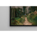 Reproduktion av målningen Garde-champêtre i Fontainebleau-skogen (cirka 1870) - Alfred Sisley