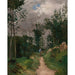 Reproduktion av målningen Garde-champêtre i Fontainebleau-skogen (cirka 1870) - Alfred Sisley