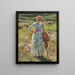 Jeanne d'Arc - Gari Melchers — inramlat konstverk på väggen