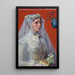 La Mariée - Gari Melchers — inramlat konstverk på väggen