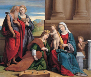 Garofalo and workshop - Coronation of Saint Catherine.webp