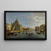 Venise, Santa Maria della Salute och ingången till Grand Canal - Gaspar Van Wittel — inramlat konstverk på väggen