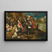 L'Adoration des Mages - Gaspar van den Hoecke — inramlat konstverk på väggen