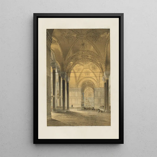 Gaspare Fossati - Aya Sofia Constantinople as recently restored by order of H M the sultan AbdulMedjid Pl07.webp