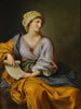 Portrait av Emma Hamilton som Sibylle - Gavin Hamilton — vy av konstverket
