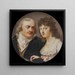 Georg J. Skjoldebrand 1761-1816, överste, sa syster Maria Elisabeth 1763-1842 - Johann Dominik Bossi — väggpresentation av konstverket