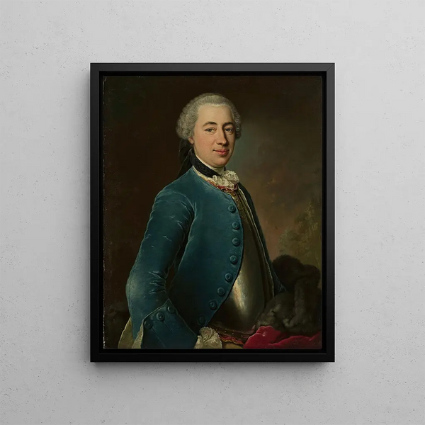 Georg David Matthieu - Portrait of a man in armour.webp
