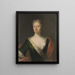 Sofia Gyllenstierna d'Ulaborg 1682–1722 - Georg Desmares — inramlat konstverk på väggen