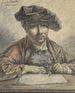 Esquisse d'autoportrait - Georg Friedrich Schmidt — vy av konstverket