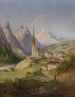 Vue de Heiligenblut - Georg Geyer — vy av konstverket