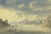 Vue d'Eltville sur le Rhin - Georg Melchior Kraus — vy av konstverket
