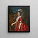 Porträtt av ärkehertiginnan Marie Christine, hertiginna av Teschen 1742-1798 - Georg Weikert — inramlat konstverk på väggen