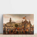 Reproduktion av målningen George IV, kung av England, som anländer till Dublin av William Turner De Lond