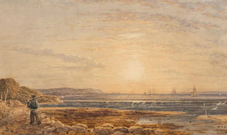 George Barret Jr - The Needles from Alum Bay Isle of Wight at Sunset.webp