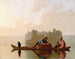 handelsmän som färdas längs Missouri - George Caleb Bingham — vy av konstverket