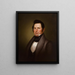 General Richard Gentry - George Caleb Bingham — inramlat konstverk på väggen