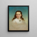 Mademoiselle Julia Eveline Drennon - George Caleb Bingham — inramlat konstverk på väggen