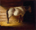 gammal häst på fältet - George Caleb Bingham — vy av konstverket