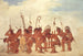 Dans av krigarna vid Fort Snelling - George Catlin — vy av konstverket