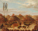 Dansen av tjuren, OKeePa-ceremonin hos Mandans - George Catlin — vy av konstverket