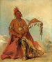 Cler-Mnt Premier chef de la tribu - George Catlin — vy av konstverket