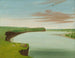 lägsen utsikt över Mandan-by - George Catlin — vy av konstverket