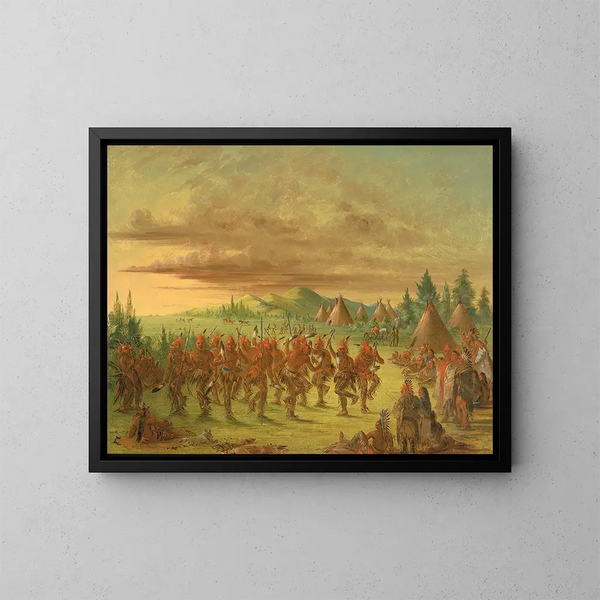 Ödles dans - George Catlin — inramlat konstverk på väggen