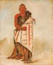 Kihgowawshshee Brave Chef Chef de la tribu - George Catlin — vy av konstverket