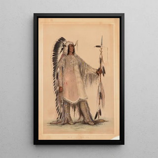 George Catlin - MahToTohPa The Mandan Chief.webp