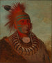No-ho-mun-ya Den som inte ägnar någon uppmärksamhet - George Catlin — vy av konstverket