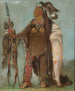 Pa-rs-ka-ro-pa Two Crows, en ledare för en grupp - George Catlin — vy av konstverket