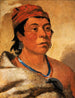 Rundön, en krigare - George Catlin — vy av konstverket