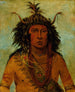 Say-Say-Gon Hail Storm Chef de guerre - George Catlin — vy av konstverket